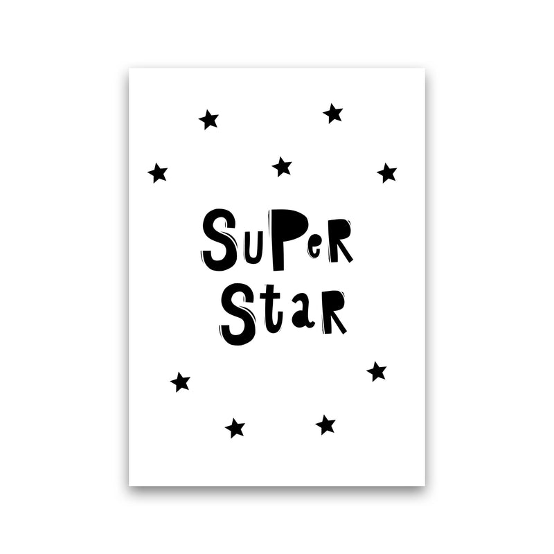 Super Star Scandi Framed Nursey Wall Art Print Print Only