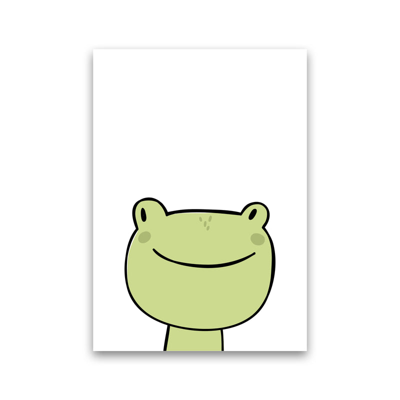 Scandi Frog Framed Nursey Wall Art Print Print Only