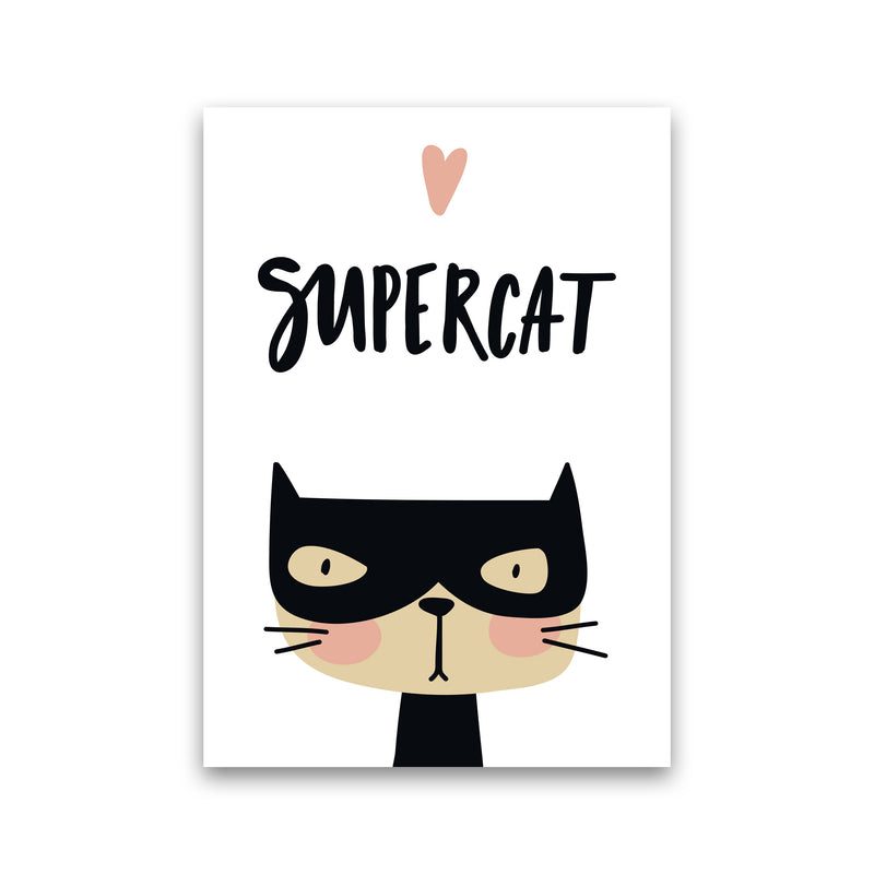 Supercat Framed Nursey Wall Art Print Print Only