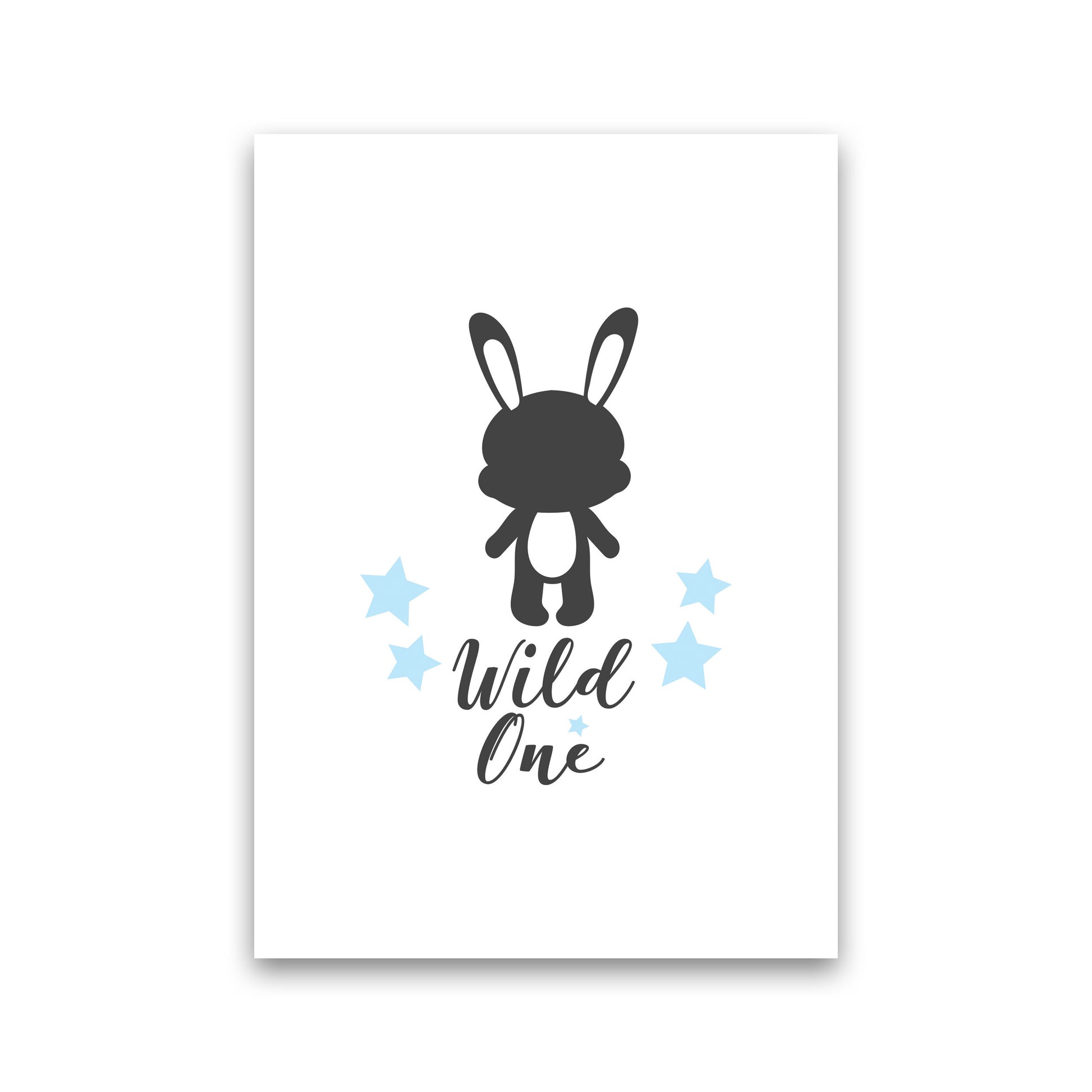 Wild One Framed Nursey Wall Art Print Print Only