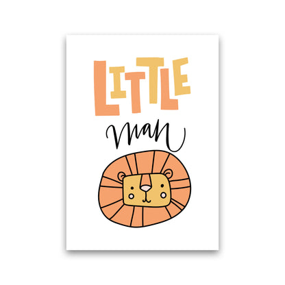 Little Lion Man Framed Nursey Wall Art Print Print Only