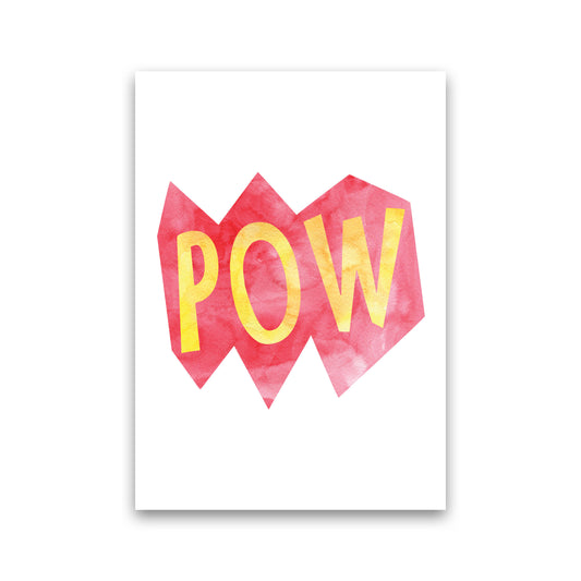 POW Watercolour Modern Print Print Only