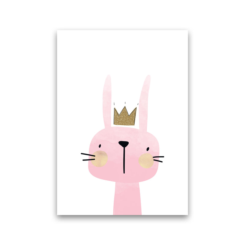 Scandi Bunny Watercolour Framed Nursey Wall Art Print Print Only