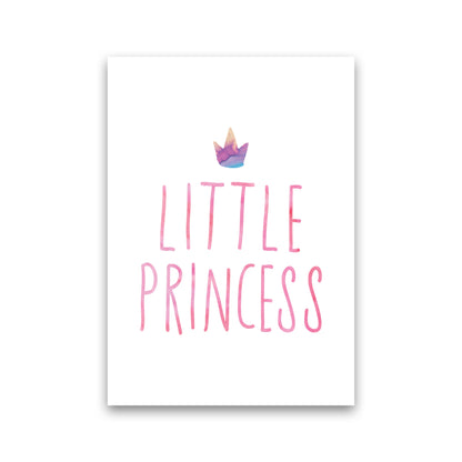 Little Princess Watercolour Modern Print Print Only