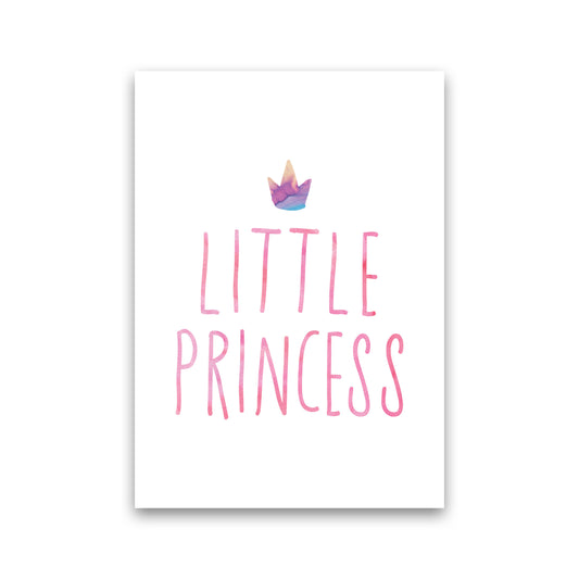 Little Princess Watercolour Modern Print Print Only