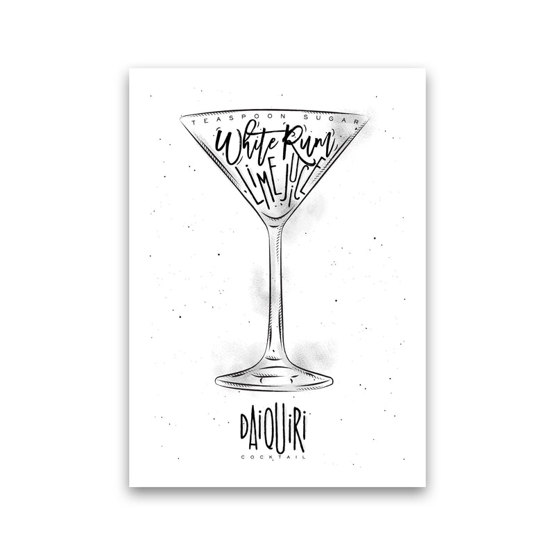 Daiquiri Cocktail Modern Print, Framed Kitchen Wall Art Print Only