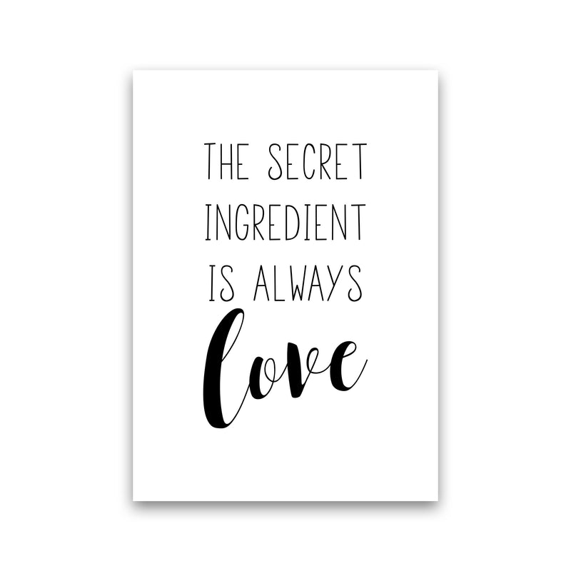 The Secret Ingredient Modern Print Print Only