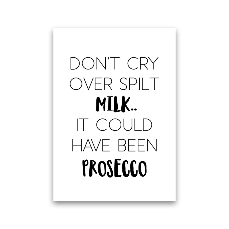 Spilt Milk Modern Print, Framed Kitchen Wall Art Print Only