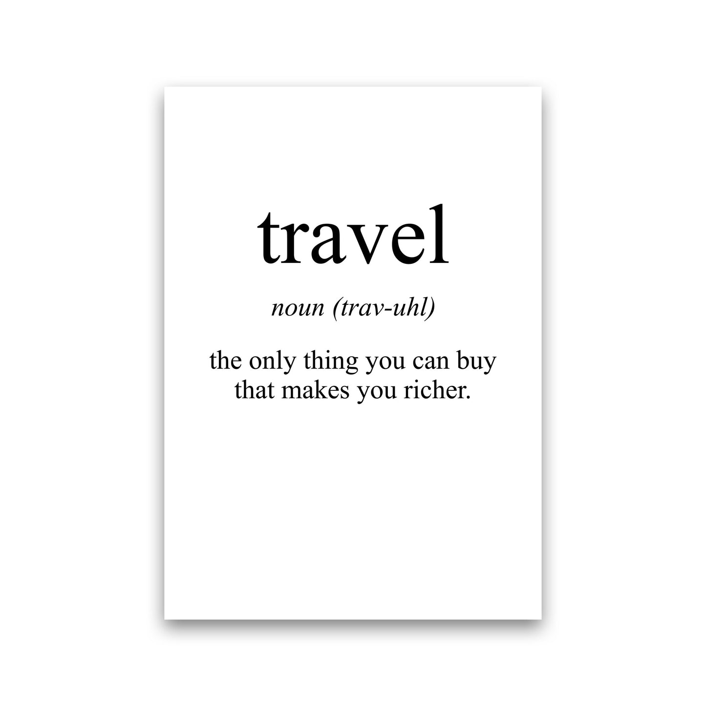 Travel Modern Print Print Only