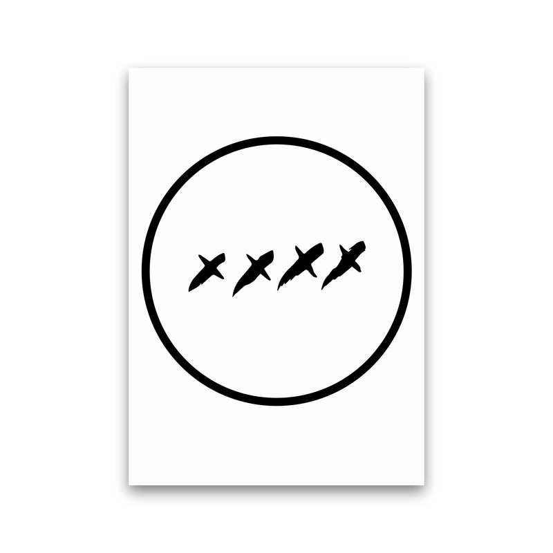 XXXX Kisses Modern Print Print Only
