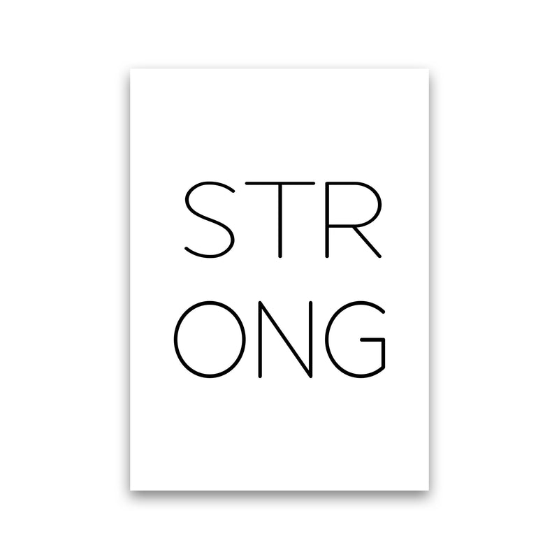 Strong Modern Print Print Only