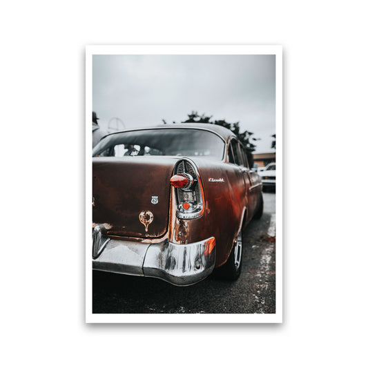 Retro Car Modern Print Print Only