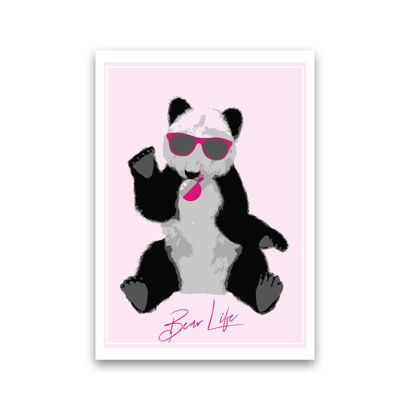 Bear Life Modern Print Animal Art Print Print Only