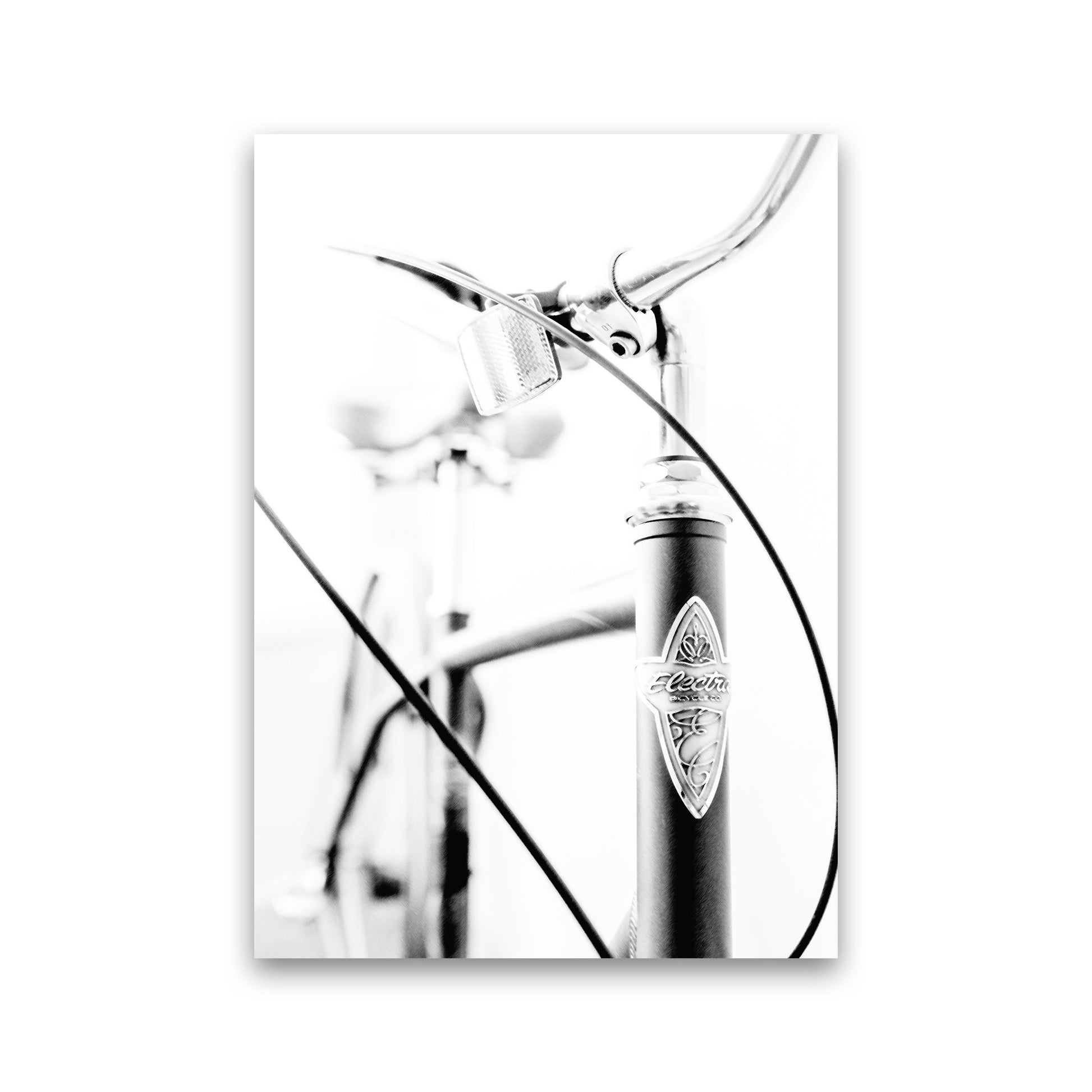Retro Bike Frame Modern Print Print Only