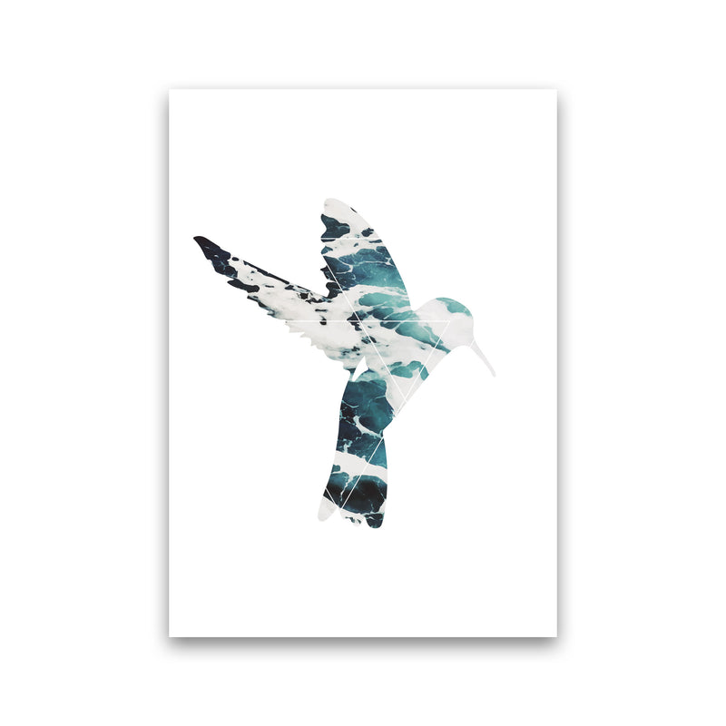 Blue Sea Bird Modern Print Animal Art Print Print Only