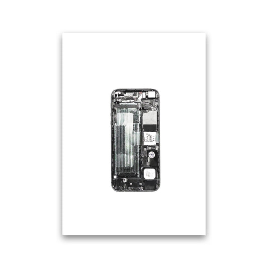 Broken iPhone Modern Print Print Only