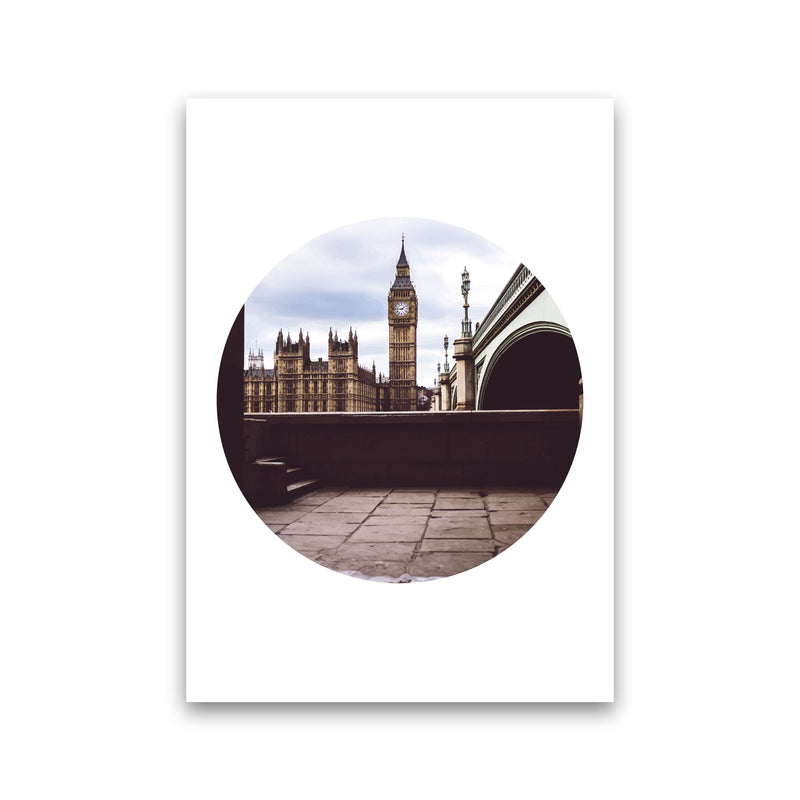 London Big Ben Modern Art Print, Framed Wall Art Print Only