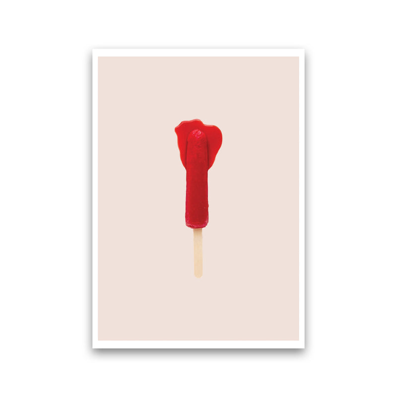 Red Icepop Modern Print Print Only