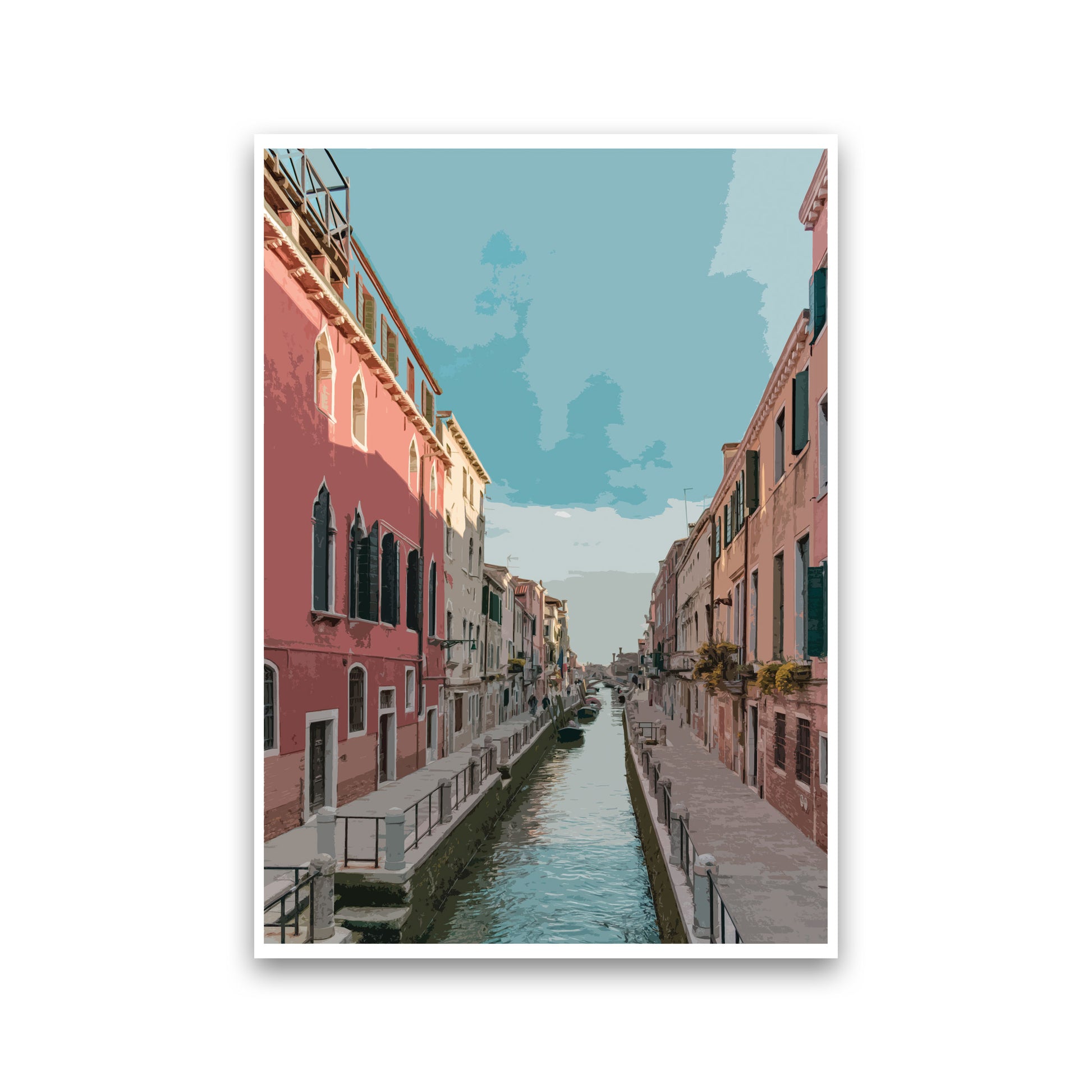 Venice Portrait 2 Modern Print Print Only