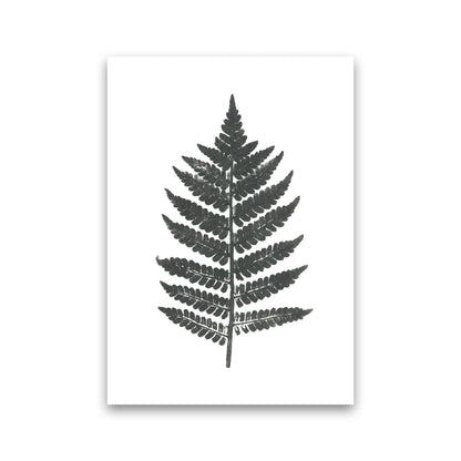 Vintage Fern Modern Print, Framed Botanical & Nature Art Print Print Only