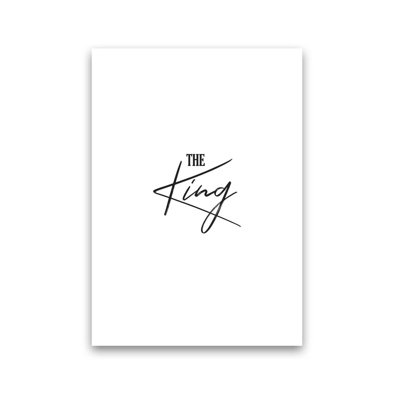 The King Modern Print Print Only