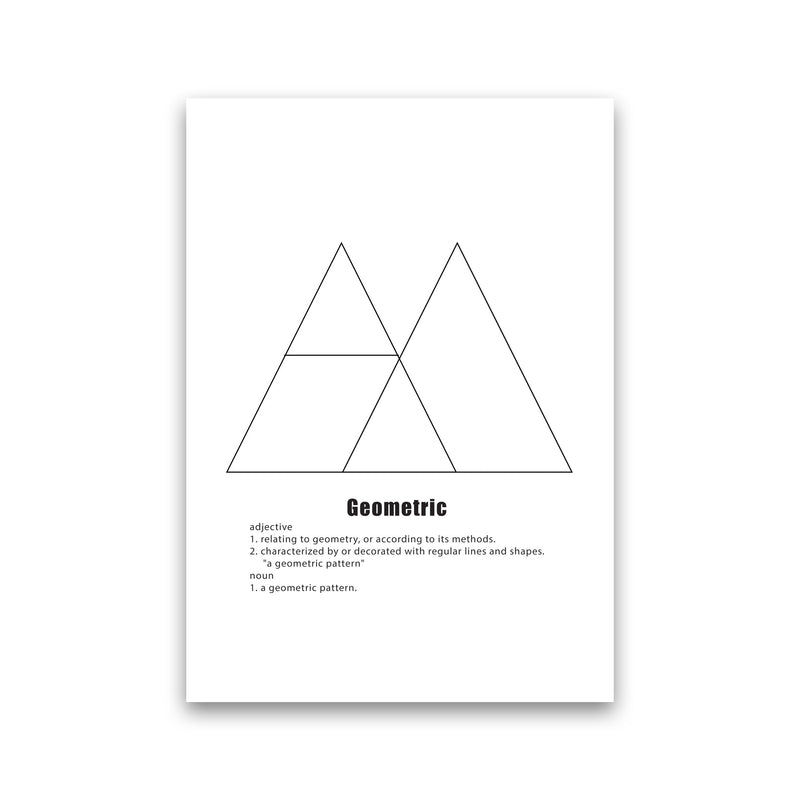 Geometric Meaning 2 Modern Print Print Only