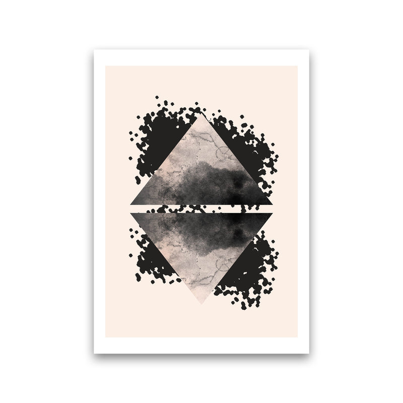 Nude And Black Watercolour 1 Art Print by Pixy Paper Print Only