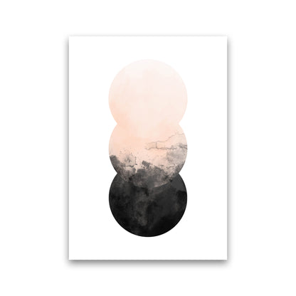 Nude And Black Watercolour 5 Art Print by Pixy Paper Print Only