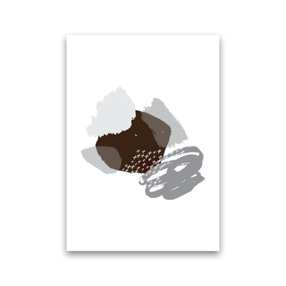 Mismatch Grey And Black  Art Print by Pixy Paper Print Only