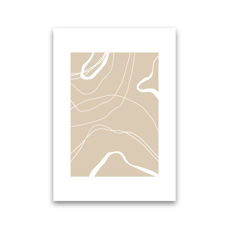 Mica Sand Swirls N24  Art Print by Pixy Paper Print Only