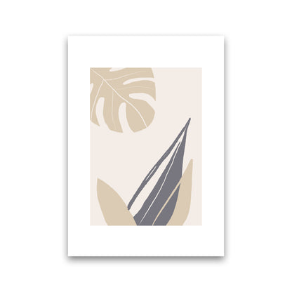 Mila Plant Leaf N21  Art Print by Pixy Paper Print Only