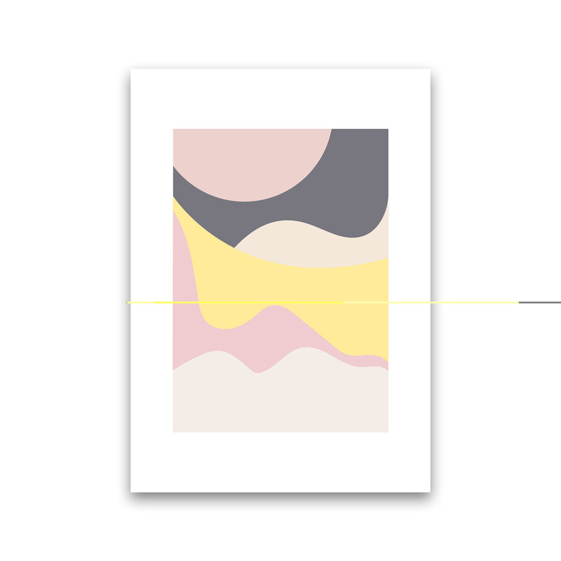 Mila Pink Dunes N15  Art Print by Pixy Paper Print Only