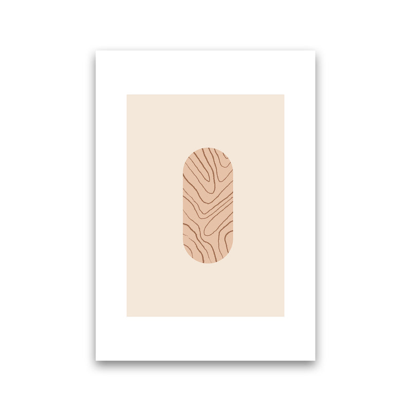 Mica Sand Leaf N12  Art Print by Pixy Paper Print Only