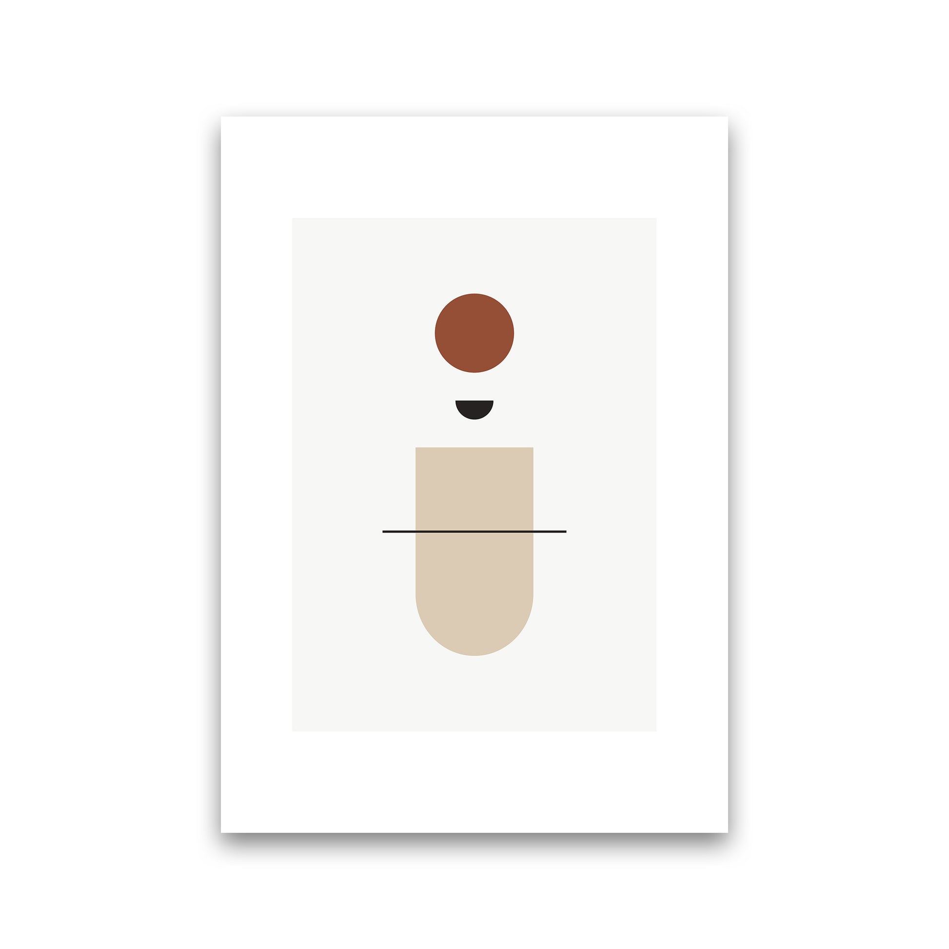 Mica Sand N11  Art Print by Pixy Paper Print Only
