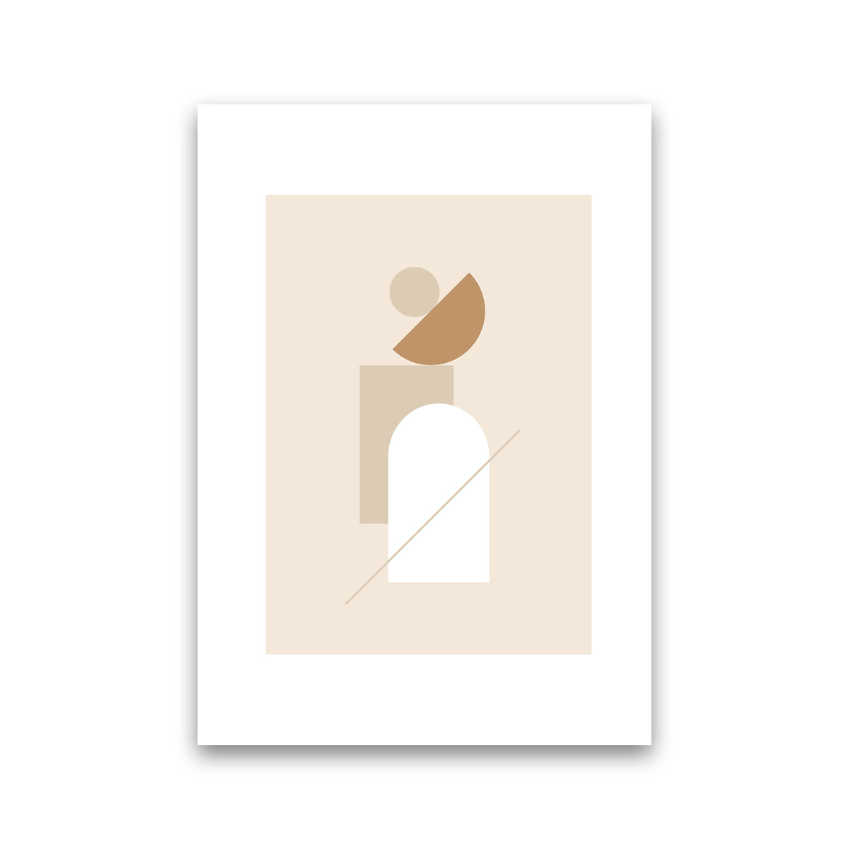 Mica Sand N21  Art Print by Pixy Paper Print Only