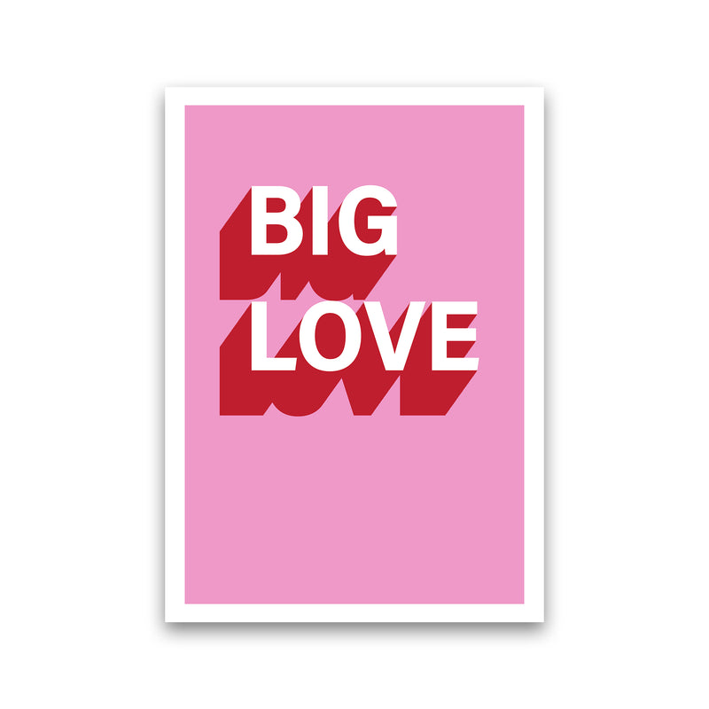 Big Love Shadow  Art Print by Pixy Paper Print Only
