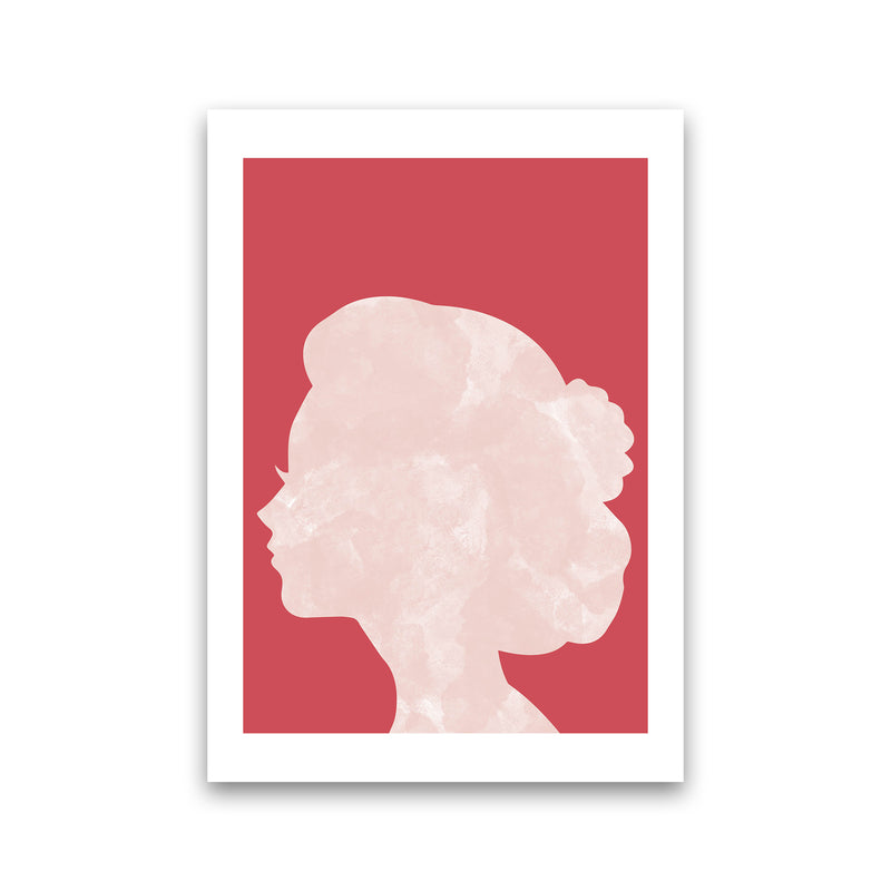 Marble Head Red  Art Print by Pixy Paper Print Only