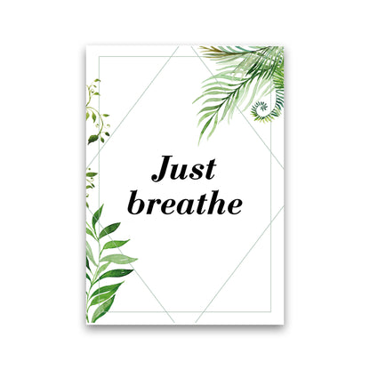 Just Breathe Exotic  Art Print by Pixy Paper Print Only