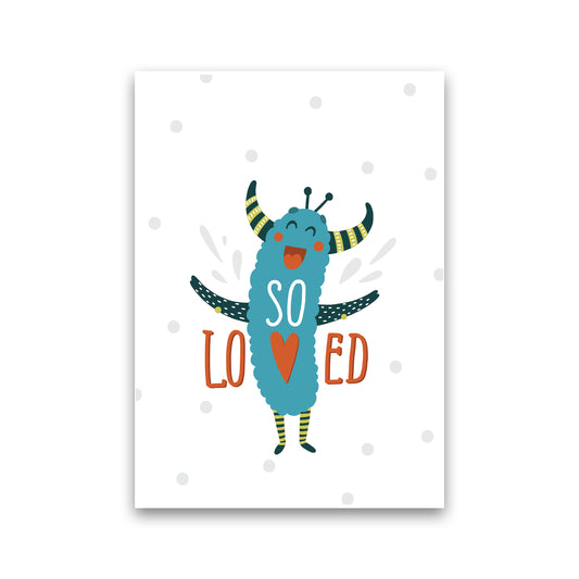 Little Monsters So Loved  Art Print by Pixy Paper Print Only