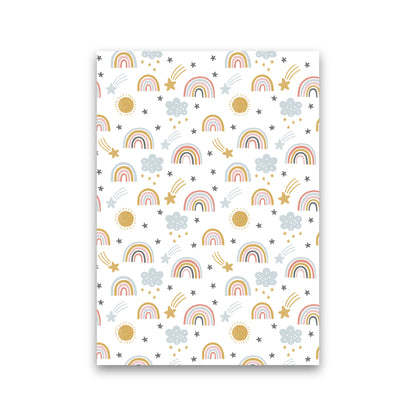 Rainbow Pattern  Art Print by Pixy Paper Print Only