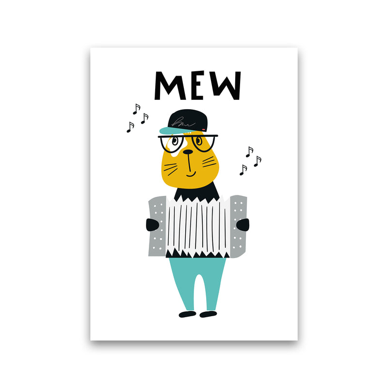 Mew Animal Pop  Art Print by Pixy Paper Print Only