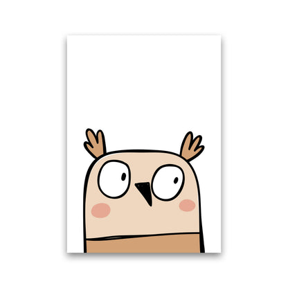 Owl  Art Print by Pixy Paper Print Only