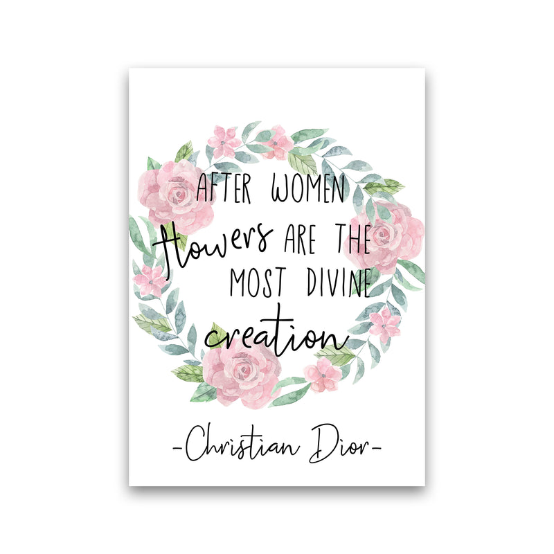 After Women Flowers  Art Print by Pixy Paper Print Only