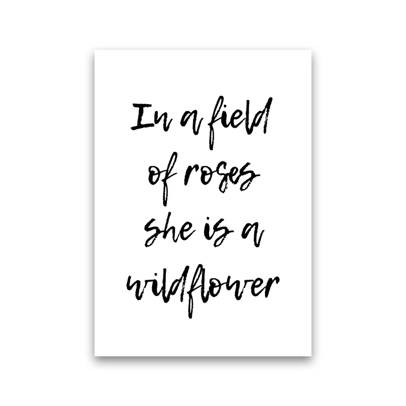 In A Field Of Roses  Art Print by Pixy Paper Print Only