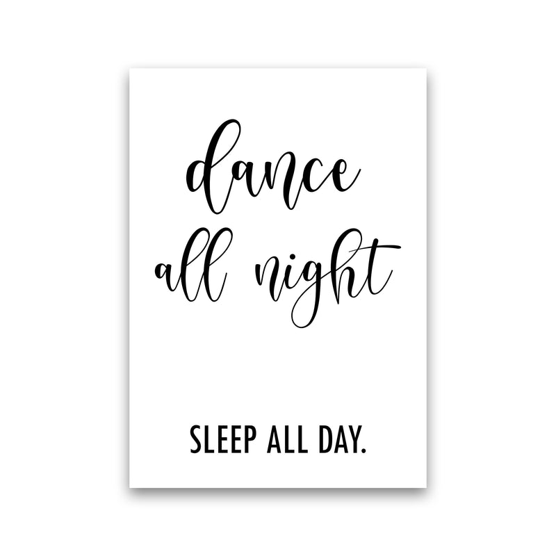 Dance All Night  Art Print by Pixy Paper Print Only