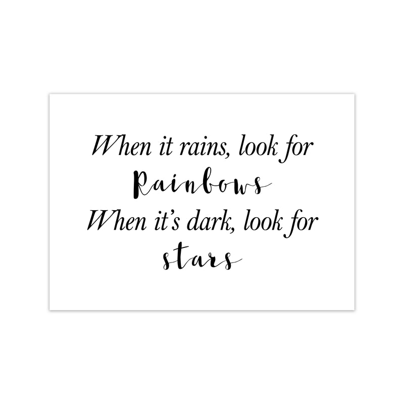 When It Rains  Art Print by Pixy Paper Print Only