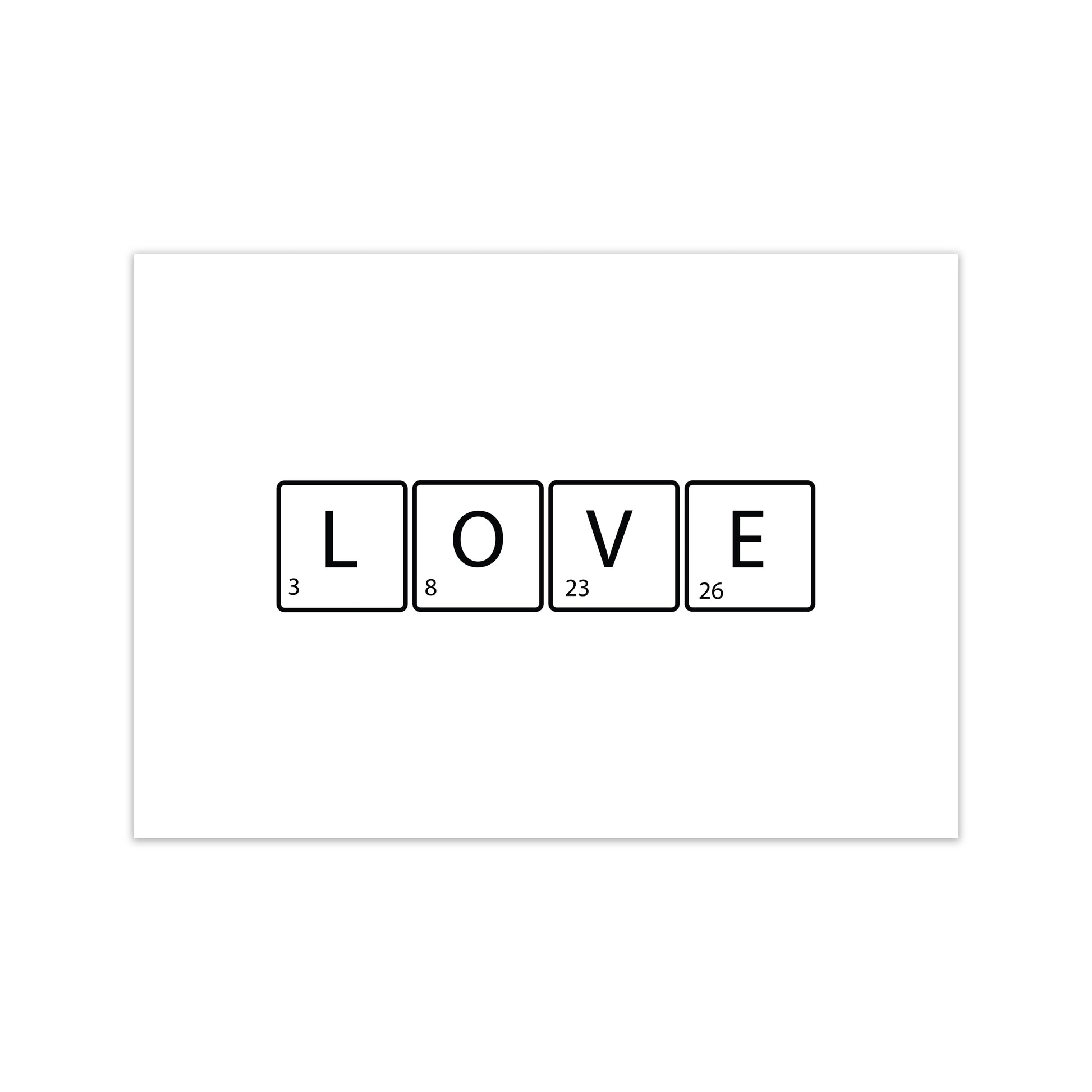 Love Letters  Art Print by Pixy Paper Print Only