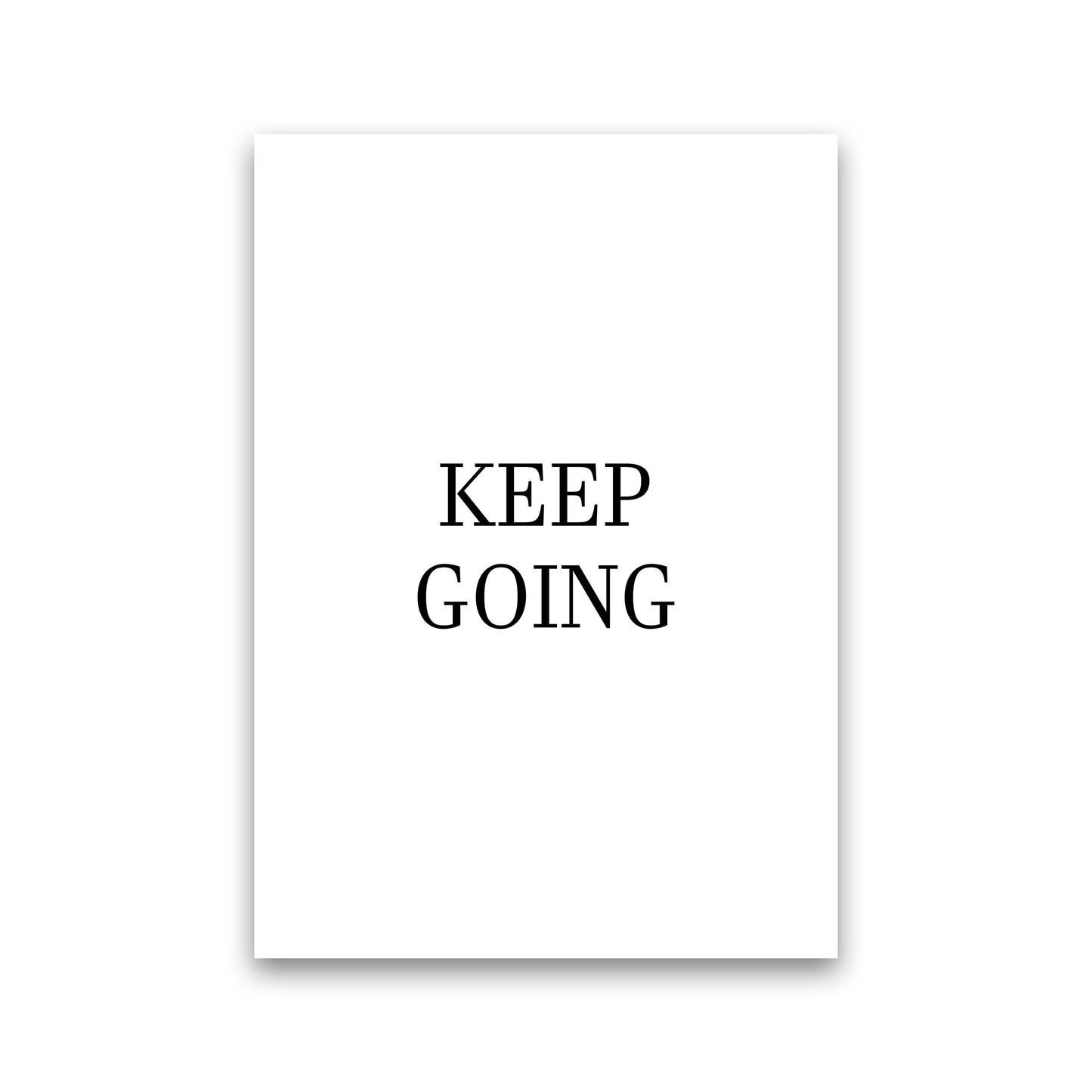 Keep Going  Art Print by Pixy Paper Print Only