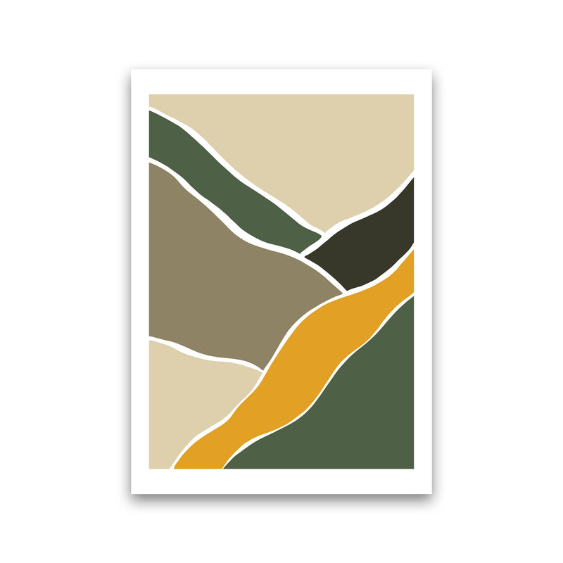 Wild Collection Rocky Roads Abstract Art Print by Pixy Paper Print Only