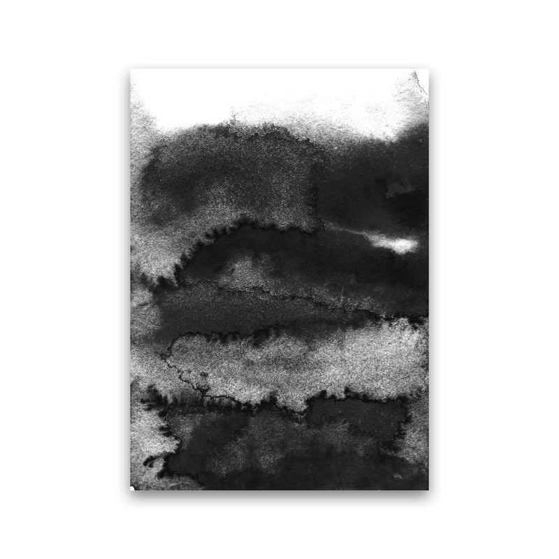 Majestic Monochrome Watercolour 16 Art Print by Pixy Paper Print Only